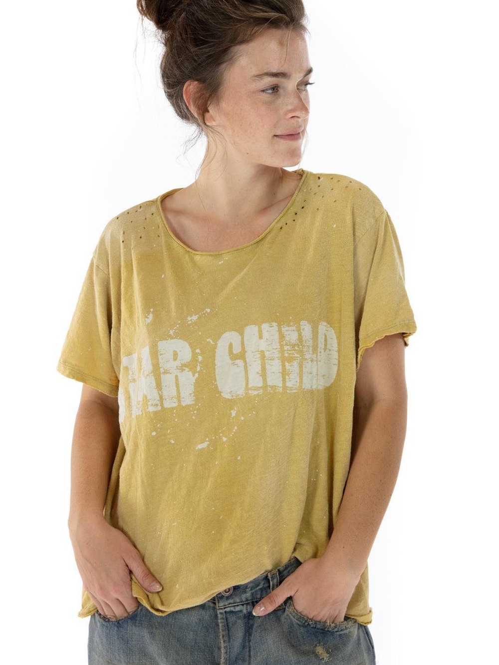 Magnolia Pearl Star Child Distressed Shirt